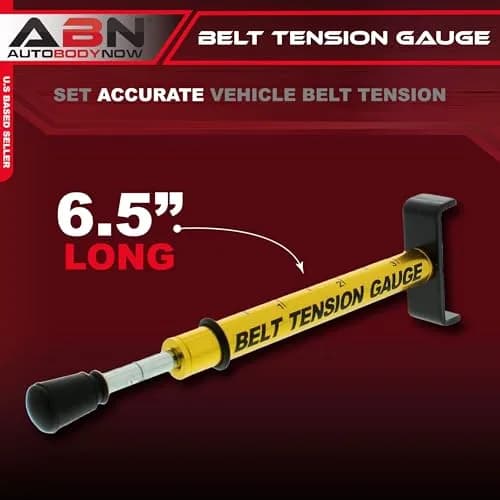 ABN Belt Tension Gauge - Universal 10 lb Spec, 16.5 cm (6.5 in) | Accurate Drive Belt Tension Measurement thumbnail 2