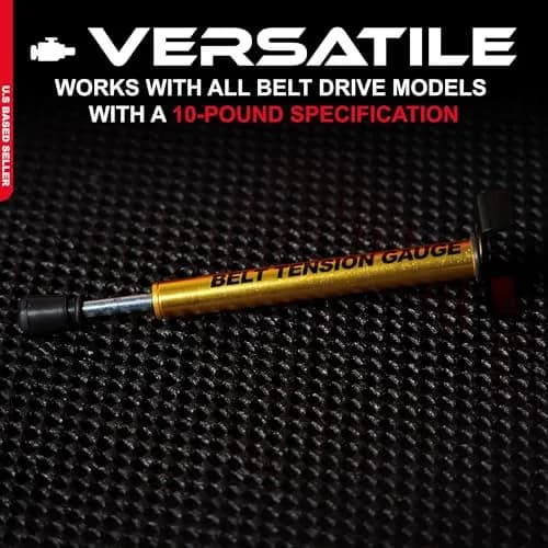 ABN Belt Tension Gauge - Universal 10 lb Spec, 16.5 cm (6.5 in) | Accurate Drive Belt Tension Measurement thumbnail 3