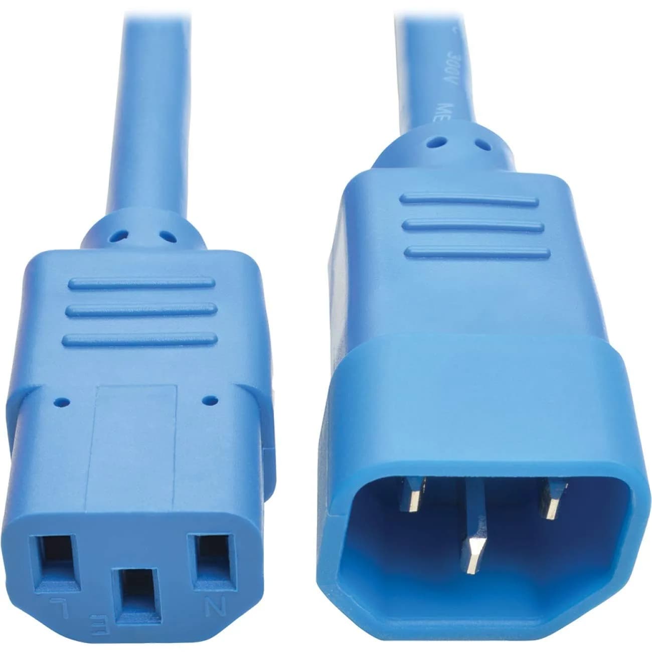 TRIPP LITE Heavy Duty Power Extension Cord 2 ft. C14 to C13 | 15A, 14 AWG, Green, UL Listed — 2 ft.