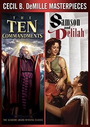 Paramount Ten Commandments (1956)/Samson and Delilah DVD | Biblical Epic Classics in Color, Widescreen, 3 DVDs thumbnail 1