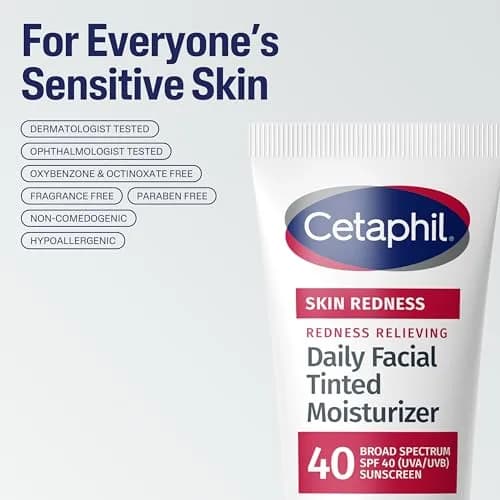 Cetaphil Redness Relieving Tinted Moisturizer SPF 40 1.7oz | Gentle, Hydrating, Broad Spectrum UV Protection thumbnail 6
