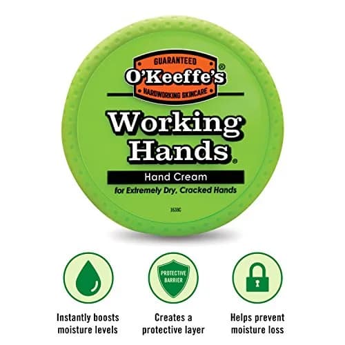 O'Keeffe's Working Hands Hand Cream Jar 94.6ml (3.2 oz) | Concentrated Formula for Extremely Dry, Cracked Hands thumbnail 4