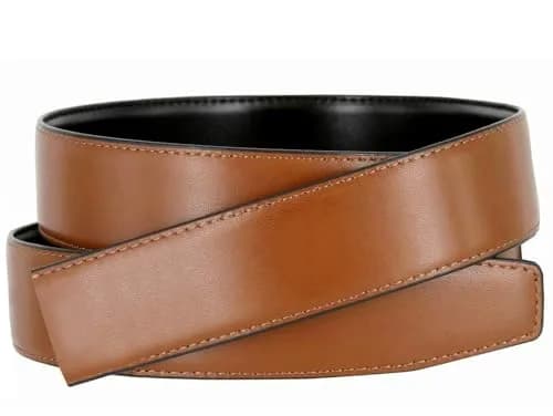 Belts.com Reversible Leather Belt Strap 1-3/8" (35mm) Wide | Genuine Leather Dress Belt, Black/Tan, Size 40 thumbnail 3