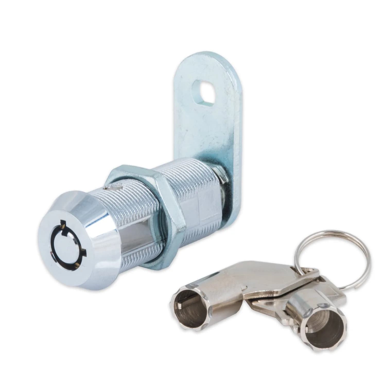 FJM Tubular Cam Lock 3/8" Chrome Finish | Keyed Alike, Versatile & Secure (70-120 chars)