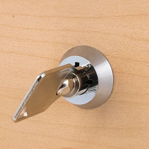 FJM Tubular Cam Lock 1-1/2" Chrome Finish | Keyed Alike, Versatile Installation thumbnail 5