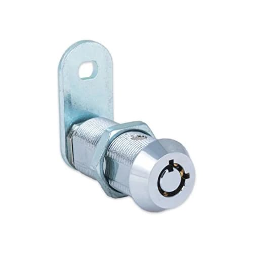 FJM Tubular Cam Lock 1-1/2" Chrome Finish | Keyed Alike, Versatile Installation thumbnail 2