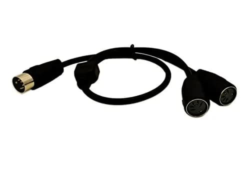 SinLoon 5-Pin DIN Splitter Y Cable 0.5m (1.5ft) | MIDI Male to 2x Female Extension Audio Cable thumbnail 5