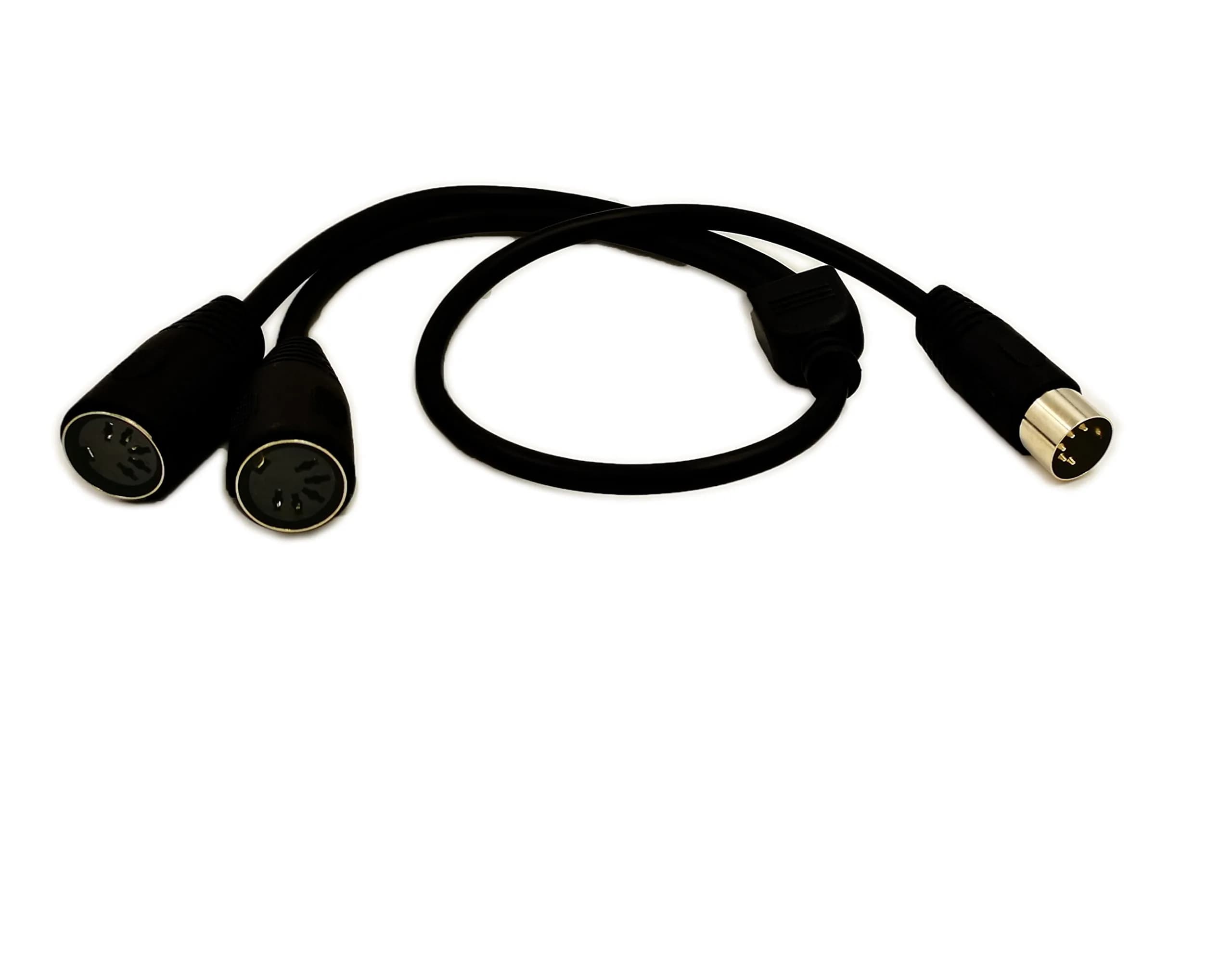 SinLoon 5-Pin DIN Splitter Y Cable 0.5m (1.5ft) | MIDI Male to 2x Female Extension Audio Cable - view 6