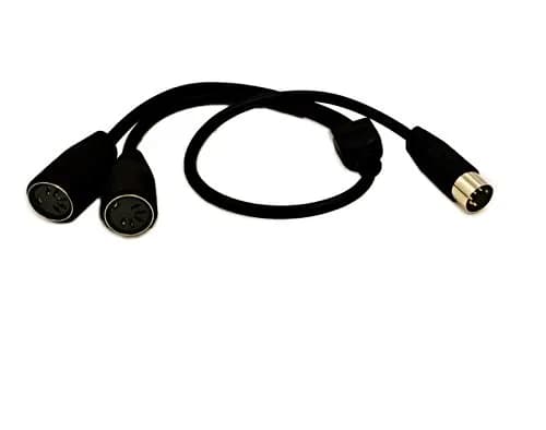 SinLoon 5-Pin DIN Splitter Y Cable 0.5m (1.5ft) | MIDI Male to 2x Female Extension Audio Cable thumbnail 6
