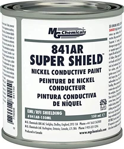 MG Chemicals Nickel Super Shield Conductive Coating 150ml (5 fl oz) | EMI/RFI Shielding for Electronics thumbnail 1