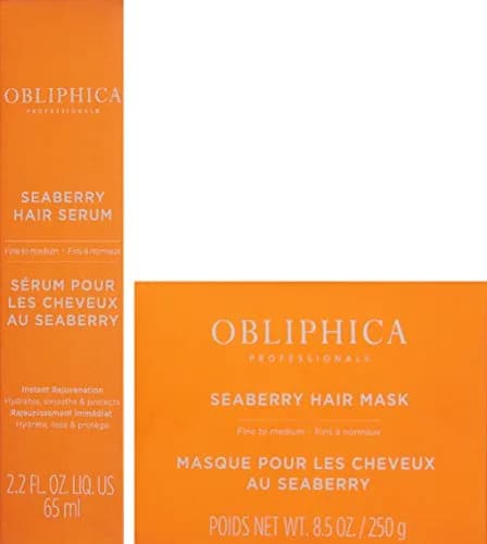Obliphica Expect Perfection Volume & Body Seaberry Collection Set – Luxurious Haircare for Fine Hair, 2x8oz, Enriched with Omegas & Vitamins thumbnail 4