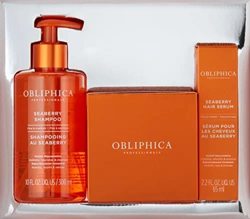 Obliphica Expect Perfection Volume & Body Seaberry Collection Set – Luxurious Haircare for Fine Hair, 2x8oz, Enriched with Omegas & Vitamins thumbnail 7