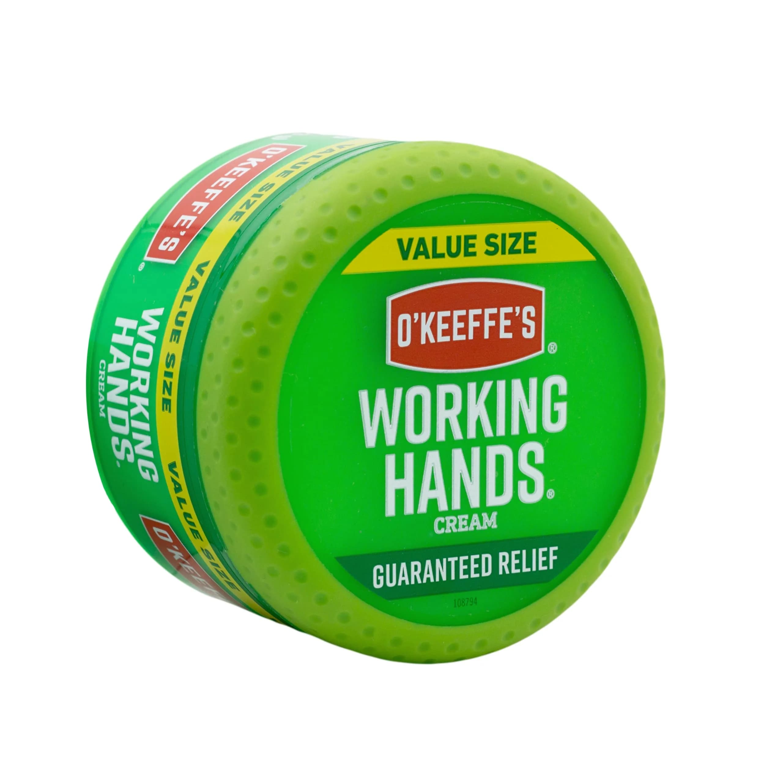 O'Keeffe's Working Hands Hand Cream Jar 544 g (19.2 oz) | Intensive Hydration for Severely Dry Skin — 6.8 Ounce