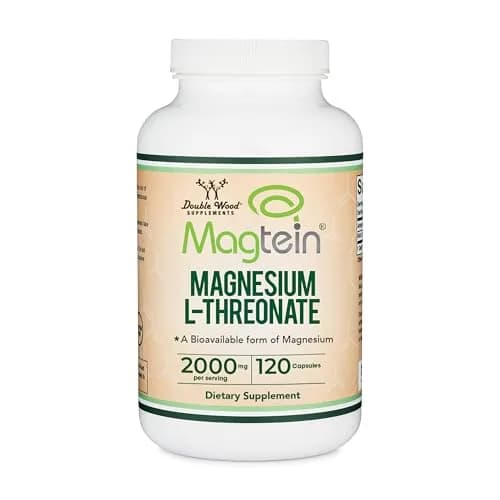 Double Wood Supplements Magnesium L-Threonate Capsules 2,000 mg | High Absorption Brain Support thumbnail 1