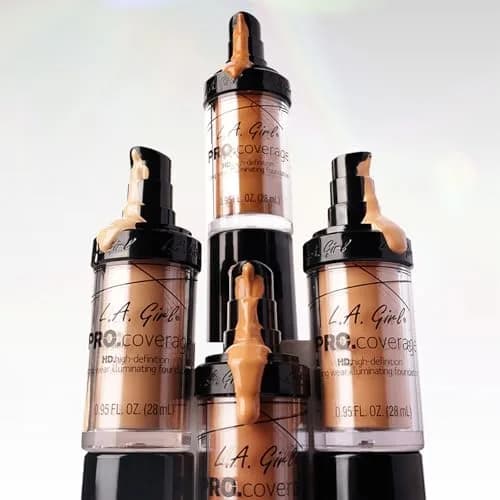 L.A. Girl Pro Coverage Liquid Foundation Fair 28ml (0.95 Fl Oz) | Lightweight Dewy Finish thumbnail 6