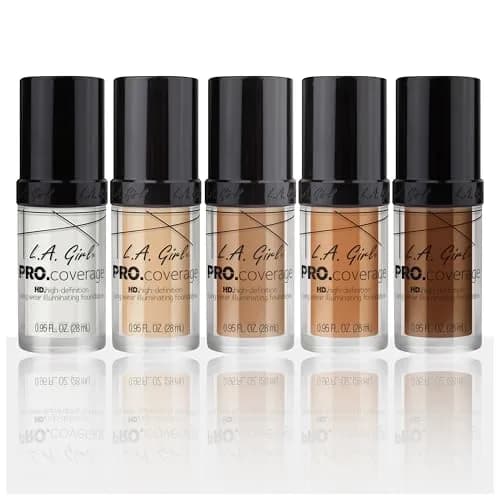 L.A. Girl Pro Coverage Liquid Foundation Fair 28ml (0.95 Fl Oz) | Lightweight Dewy Finish thumbnail 7