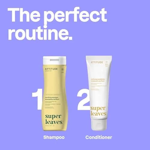 ATTITUDE Clarifying Shampoo for Oily Hair 473ml (16 Fl Oz) | EWG Verified, Vegan, Lemon & White Tea thumbnail 6