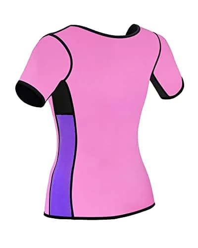 NonEcho Women Sauna Body Shaper Sweat Suit Sleeve Spa Cami Hot Neoprene Slimming Workout Vest Waist Trainer Top | Supports Fat Loss & Posture thumbnail 6