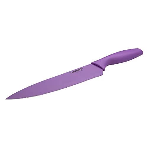 Cuisinart Advantage Color Collection 8" Chef Knife, Purple | Nonstick Coated Stainless Steel Blade thumbnail 3