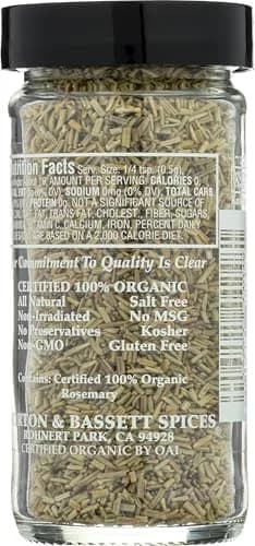 Morton & Bassett Organic Rosemary 0.8 oz | Aromatic Herb for Cooking & Baking thumbnail 2