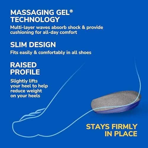 Dr. Scholl's Massaging Gel Heel Cushions for Women | 1 Pair (1 Count) thumbnail 5