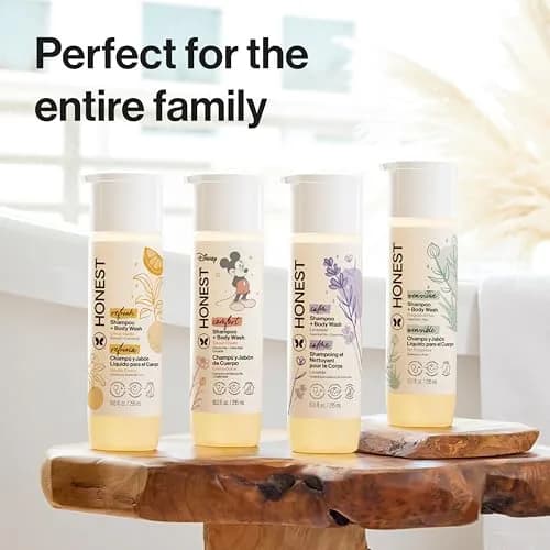 The Honest Company 2-in-1 Baby Shampoo & Body Wash Lavender Calm 295ml (10 fl oz) | Tear-Free Hypoallergenic Formula thumbnail 9