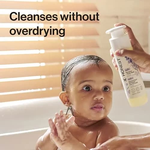 The Honest Company 2-in-1 Baby Shampoo & Body Wash Lavender Calm 295ml (10 fl oz) | Tear-Free Hypoallergenic Formula thumbnail 3