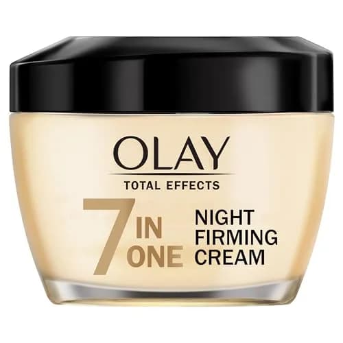 Olay Total Effects Night Firming Cream Face Moisturizer 50ml (1.7 Fl Oz) | Brightens and Smooths — Night Firming Cream