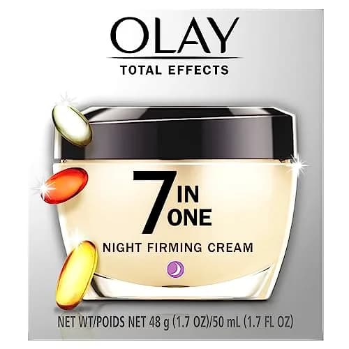 Olay Total Effects Night Firming Cream Face Moisturizer 50ml (1.7 Fl Oz) | Brightens and Smooths thumbnail 7