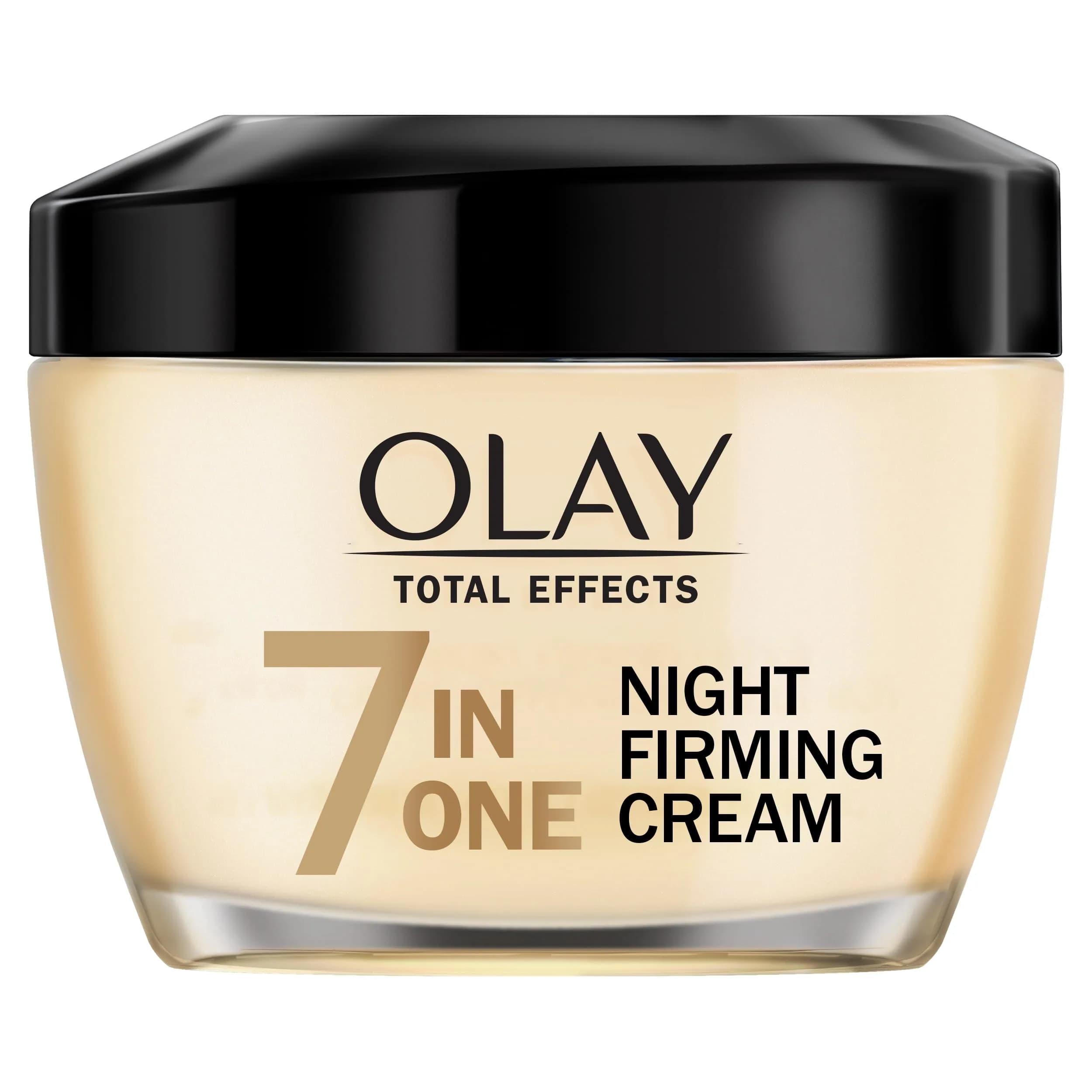 Olay Total Effects Night Firming Cream Face Moisturizer 50ml (1.7 Fl Oz) | Brightens and Smooths