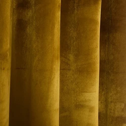Cherry Home Velvet Curtain Panel Set (52 in x 84 in) | Heavy, Light-Blocking, Energy Efficient thumbnail 4