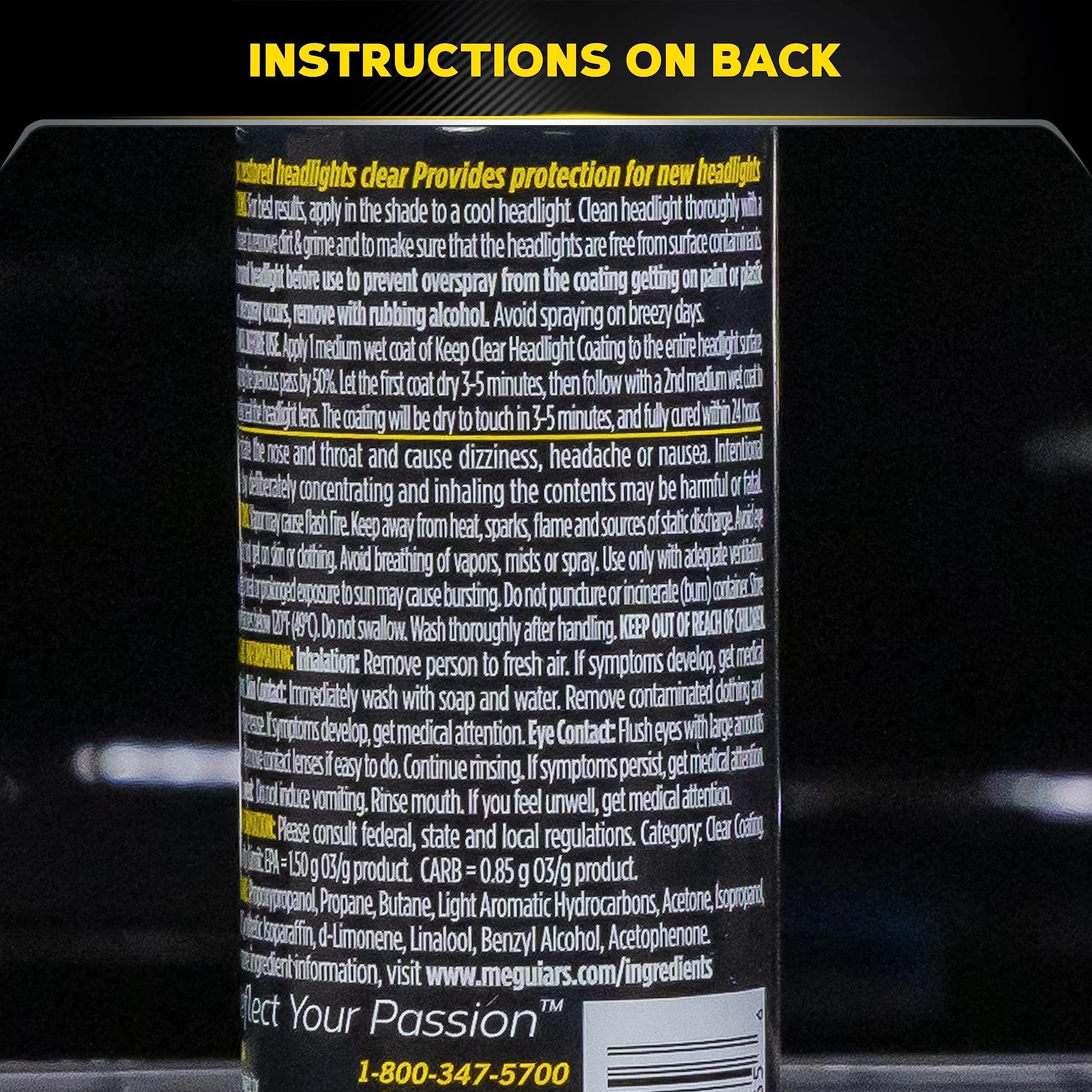 Meguiar's Keep Clear Headlight Coating 4 Oz (186 ml) | Lasts Up to a Year - view 7