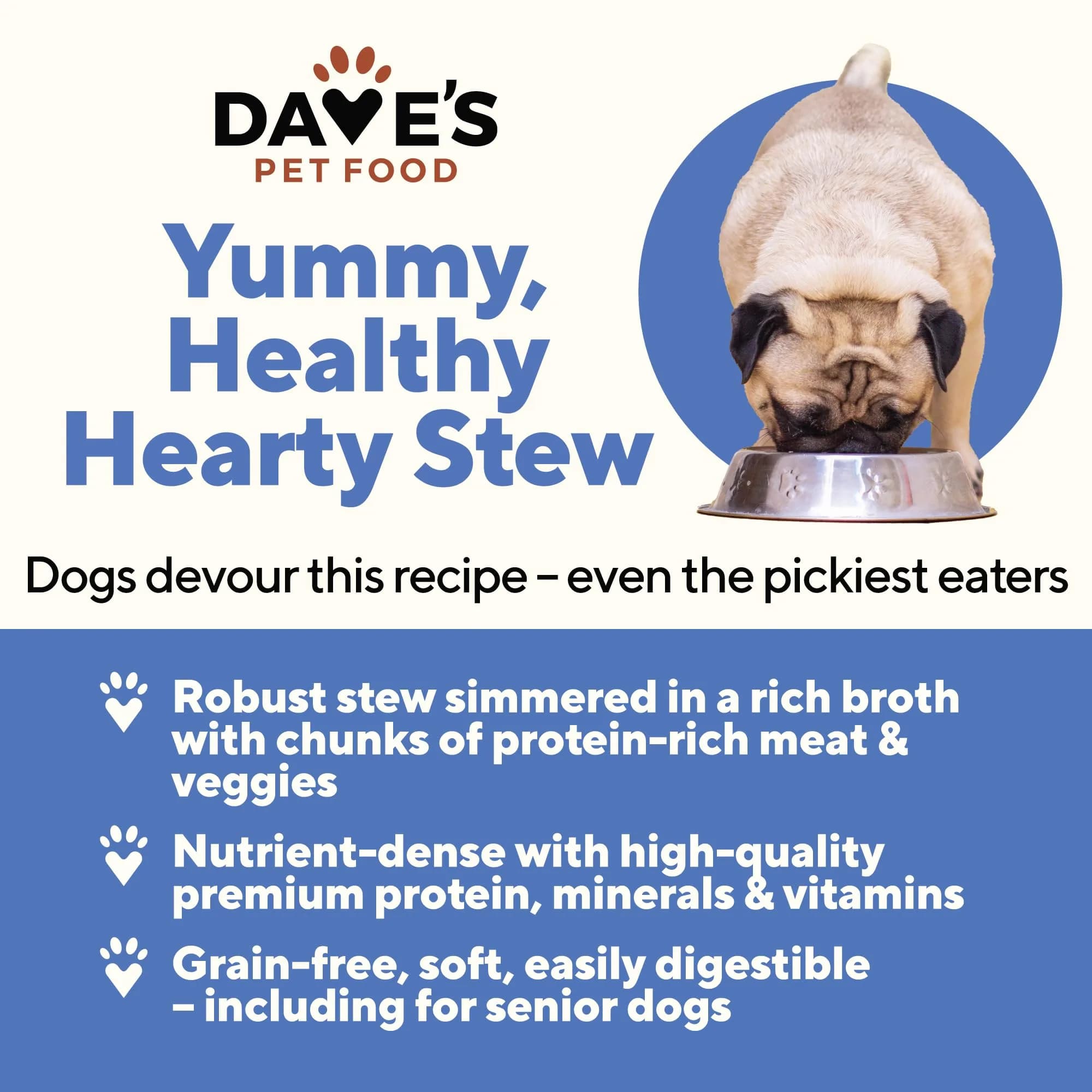 Dave's Pet Food Soft Dog Food, Meaty Beef in Gravy, 13.2 oz, 12 Pack thumbnail 2