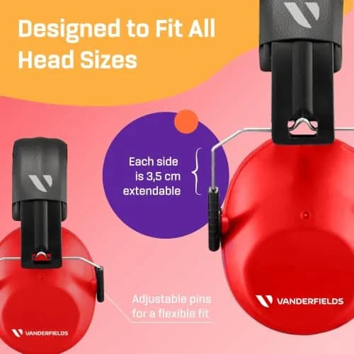 Vanderfields Kids Noise Canceling Headphones - Red Nomad - 240g (8.5 oz) thumbnail 8