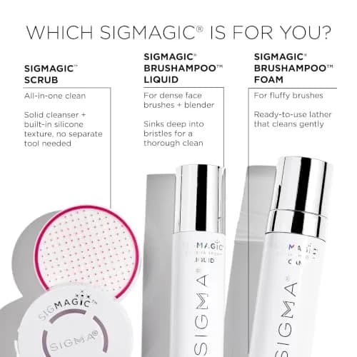 SIGMA BEAUTY SigMagic Brushampoo Liquid Makeup Brush Cleaner 150ml (5.1 fl Oz) | Cleans & Conditions Bristles thumbnail 5