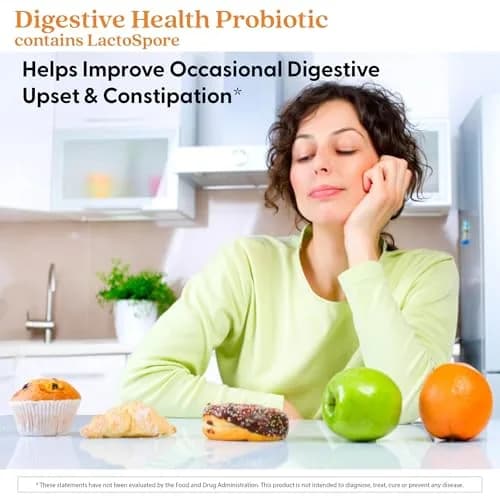 Doctor's Best Digestive Health Probiotic with LactoSpore 60 Veg Caps | Supports Gut Flora & Digestion thumbnail 6