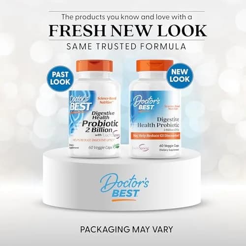 Doctor's Best Digestive Health Probiotic with LactoSpore 60 Veg Caps | Supports Gut Flora & Digestion thumbnail 2