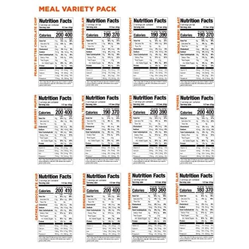 PROBAR MEAL Bar – Plant Based Meal Replacement with Whole Food Ingredients, Oats, Nuts & Seeds, Vegan, Gluten Free, Non-GMO (12 Flavor Pack) thumbnail 5