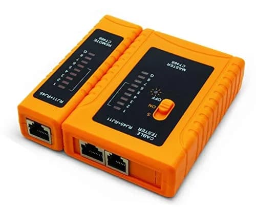 iMBAPrice RJ45 Network Cable Tester for LAN Phone RJ45/RJ11/RJ12/CAT5/CAT6/CAT7 UTP Wire Test Tool | Continuity Tester for Network Installation thumbnail 1