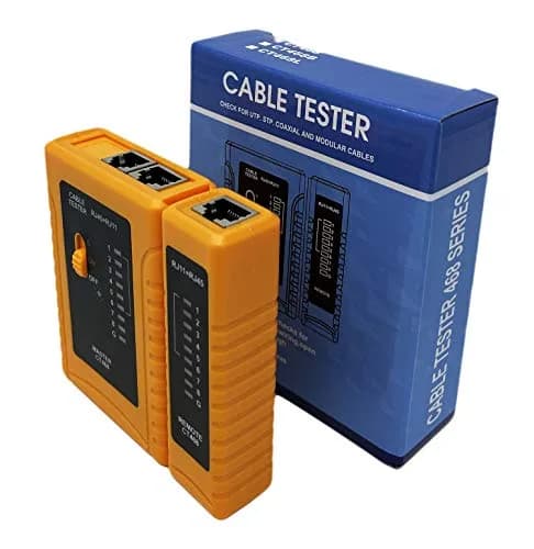 iMBAPrice RJ45 Network Cable Tester for LAN Phone RJ45/RJ11/RJ12/CAT5/CAT6/CAT7 UTP Wire Test Tool | Continuity Tester for Network Installation thumbnail 4