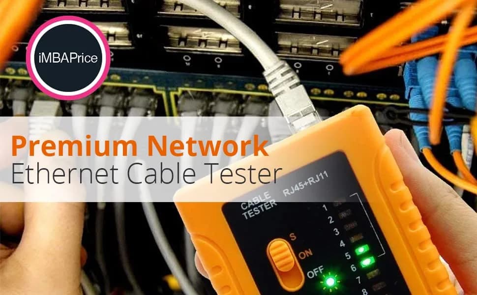 iMBAPrice RJ45 Network Cable Tester for LAN Phone RJ45/RJ11/RJ12/CAT5/CAT6/CAT7 UTP Wire Test Tool | Continuity Tester for Network Installation thumbnail 5