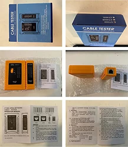 iMBAPrice RJ45 Network Cable Tester for LAN Phone RJ45/RJ11/RJ12/CAT5/CAT6/CAT7 UTP Wire Test Tool | Continuity Tester for Network Installation thumbnail 9