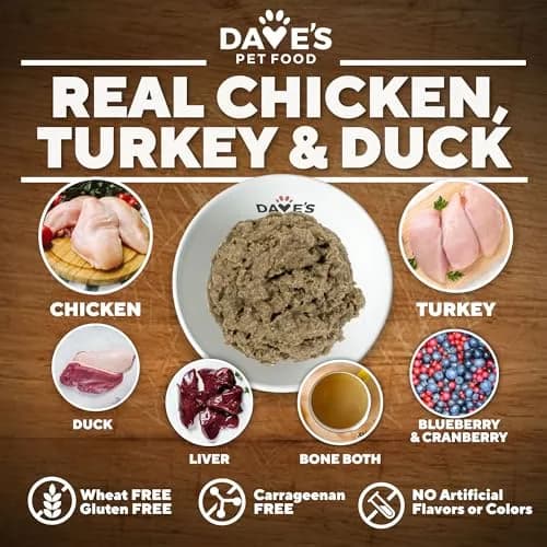 Dave's Pet Food Hip and Joint Support Dog Food, 13.2 oz, 12pk | Supports Mobility & Comfort thumbnail 5