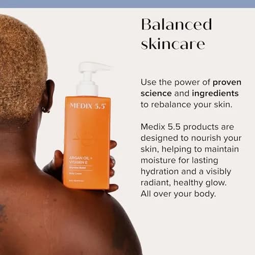 Medix 5.5 Argan Oil Cream + Vitamin E 473ml (15 Fl Oz) | Hydrates & Firms Skin thumbnail 5