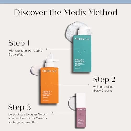 Medix 5.5 Argan Oil Cream + Vitamin E 473ml (15 Fl Oz) | Hydrates & Firms Skin thumbnail 7