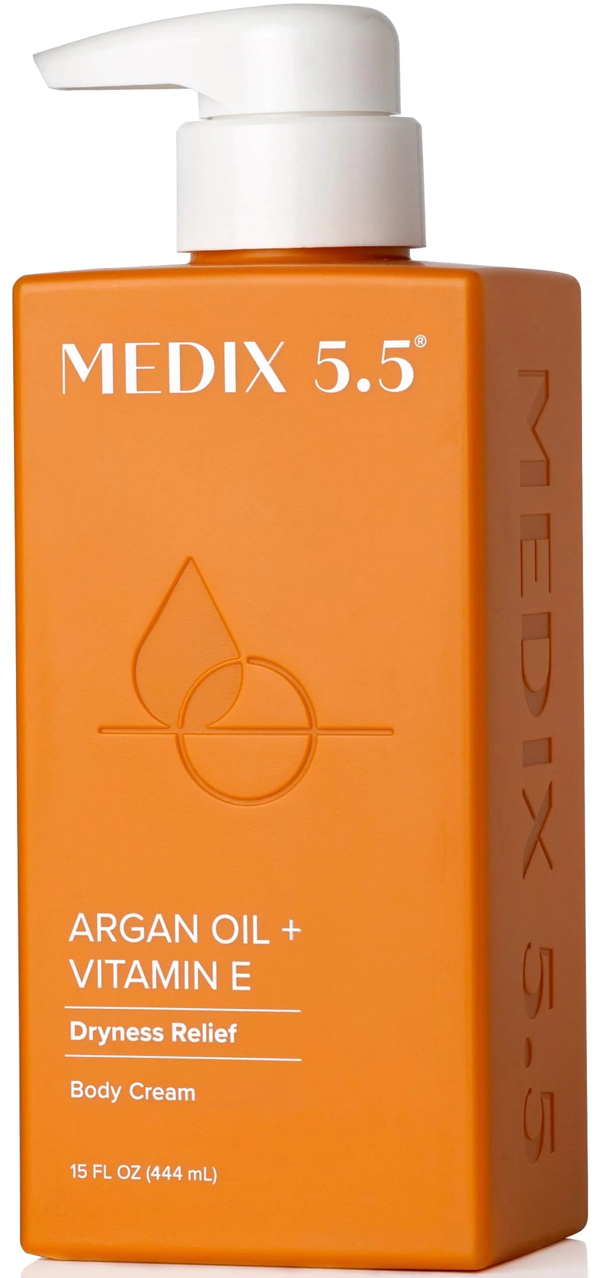 Medix 5.5 Anti Aging Skin Care Set | Retinol Body Cream, Glycolic Acid Wash & Hyaluronic Acid Serum | 3-Piece Set — 5 - Argan Oil Dryness Relief Cream / 15 Fl Oz