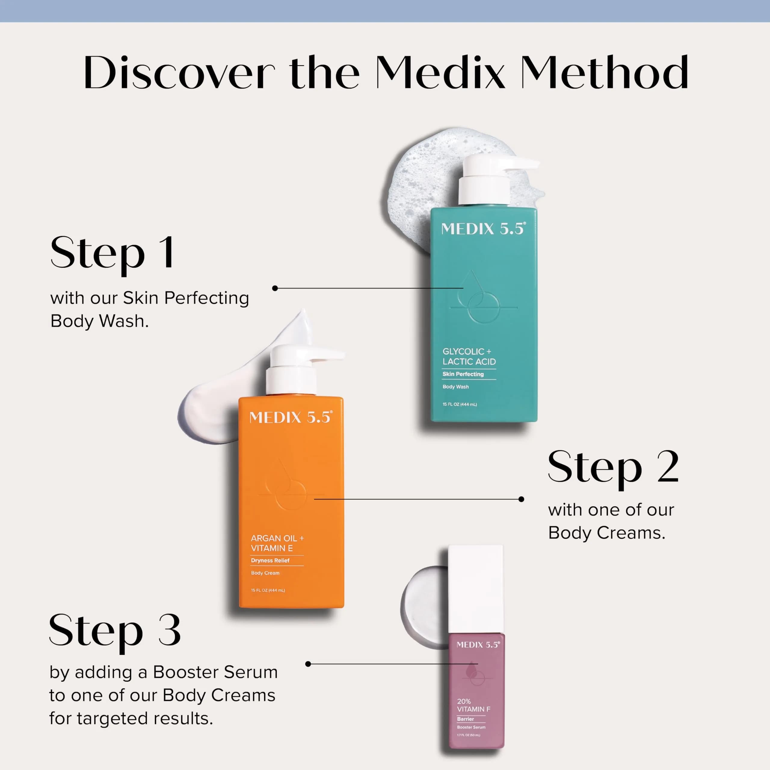 Medix 5.5 Argan Oil Cream + Vitamin E 473ml (15 Fl Oz) | Hydrates & Firms Skin - view 7