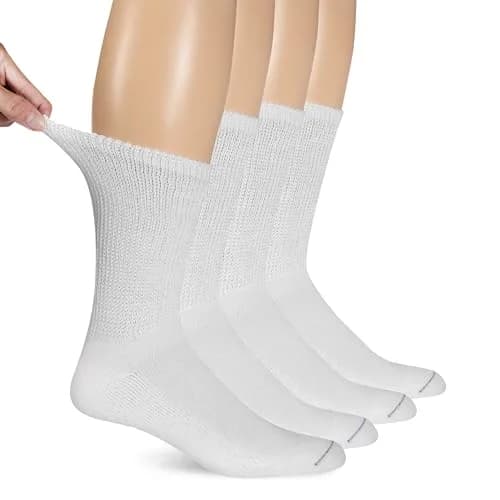 Dr. Scholl's Men's Diabetic & Circulatory Cushioned Socks | APMA Accepted, Non-Binding, Moisture-Wicking, Supportive Comfort (70-120 chars) thumbnail 1