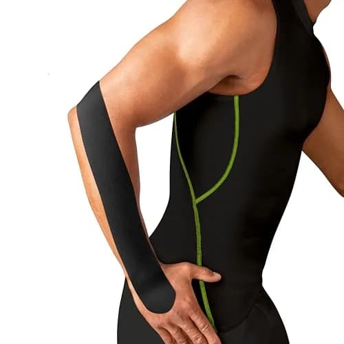 Leukotape K Kinesiology Tape – Water-Resistant, Skin-Friendly, Up to 9 Days Support, 2 in x 5 yds, Black, 5 Rolls thumbnail 2