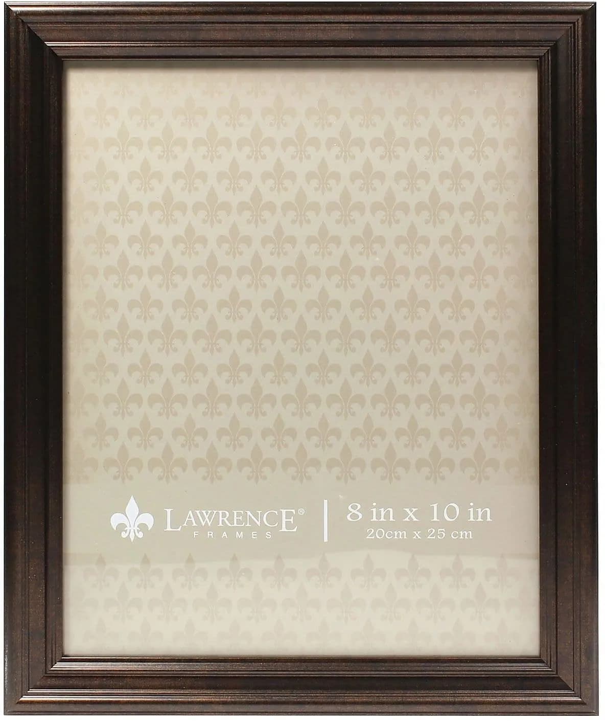 Lawrence Frames Bronze 8x10 Picture Frame | Classic Oil Rubbed Finish, Wall & Tabletop Display